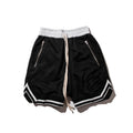 Men Sports Shorts Fitness Basketball Running Loose Black Shorts